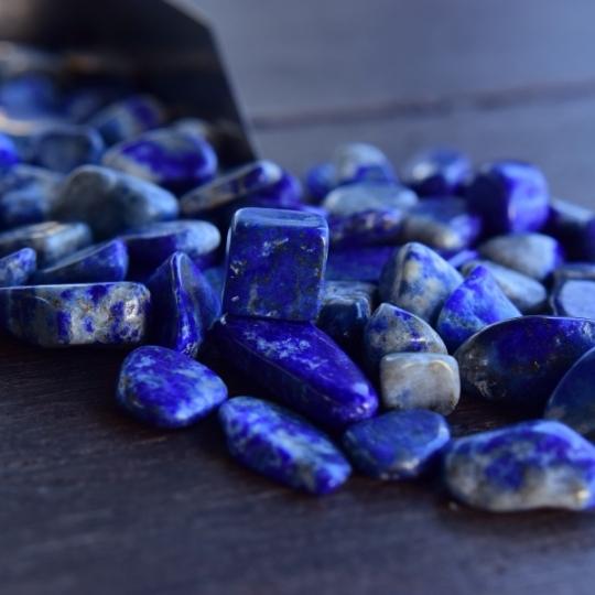 Showcasing Lapis Lazuli gemstones