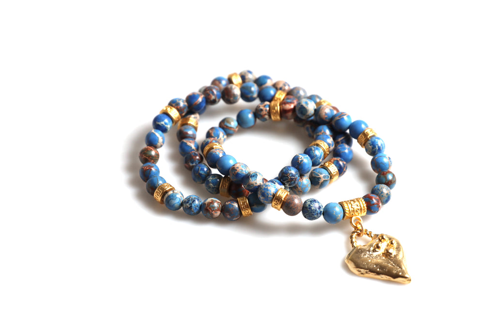 Blue Sediment Dream - Nastava Jewelry