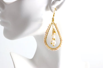 Teardrop with Pearls - Nastava Jewelry