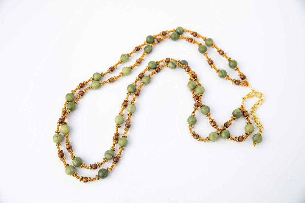 Green Jade Hanging - Nastava Jewelry