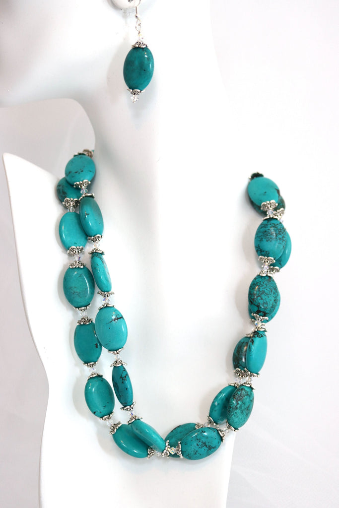 Turquoise Caps - Nastava Jewelry