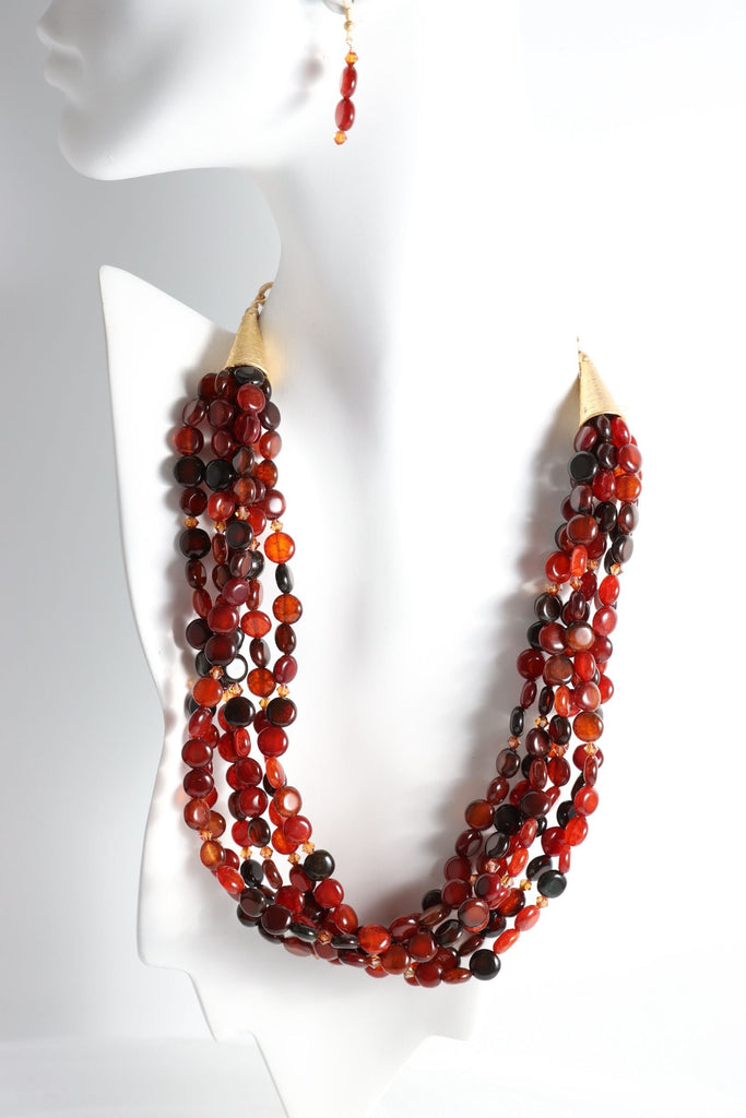 Red Agate Creation - Nastava Jewelry