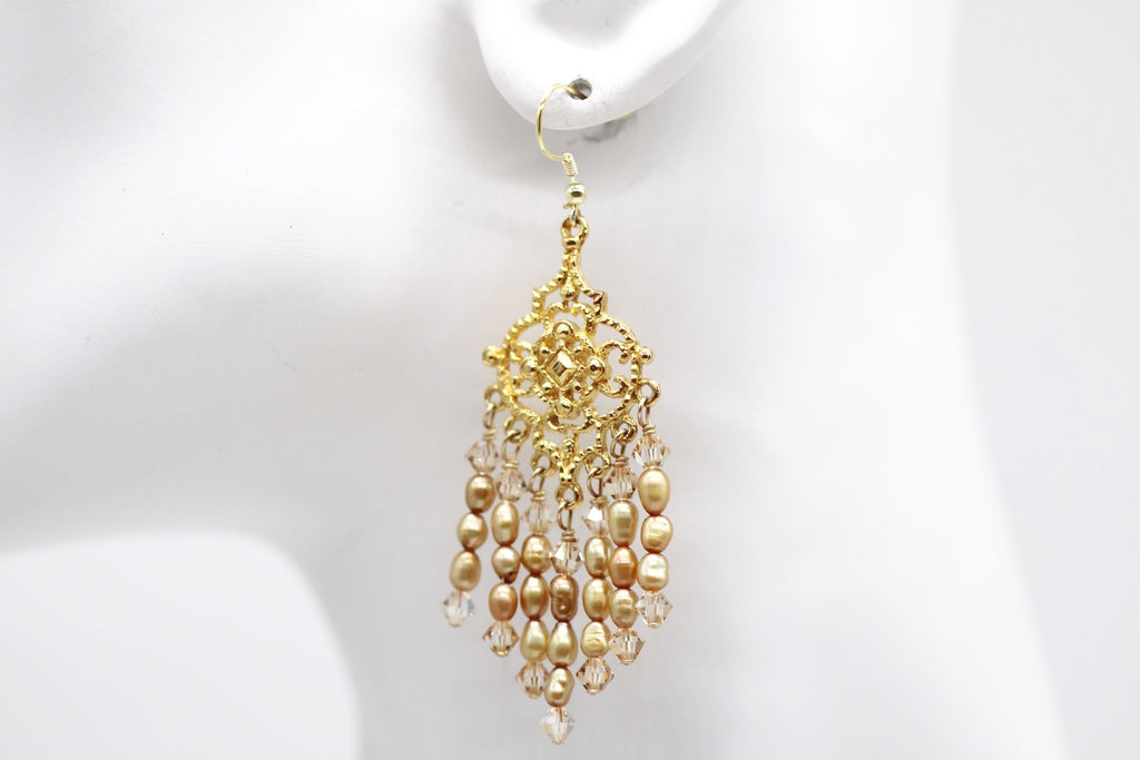 Golden Dreams Earrings - Nastava Jewelry