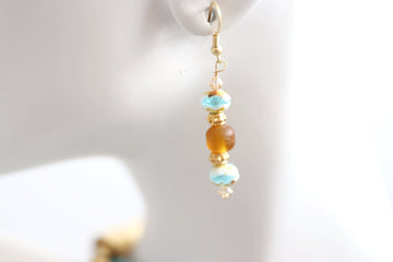 Turquoise Riches Earrings - Nastava Jewelry