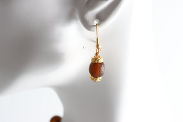 Brown Glass toy Earrings - Nastava Jewelry