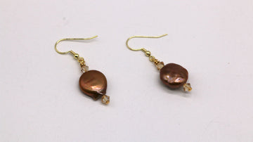 Copper Coin Earrings - Nastava Jewelry